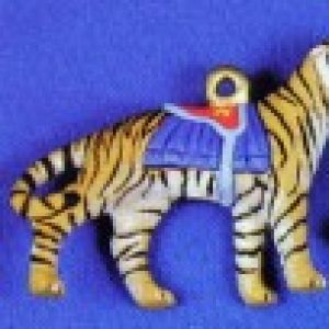 Ornament Unicorn & Tiger (set of 2)