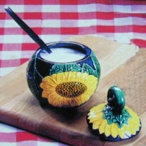 Sunflower Sugar Bowl