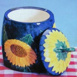 Sunflower Canister Large