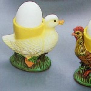 Egg Cup/ Chick & Duck (set of 2)