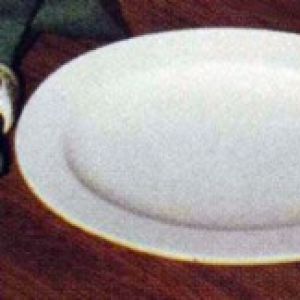 Lemon Oval Plate