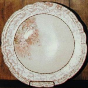 Dinner Plate Large with frilly edge