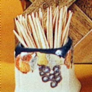 French Country Toothpick Holder