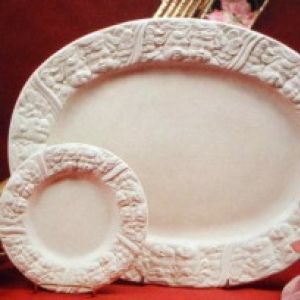 Cherub Oval Platter