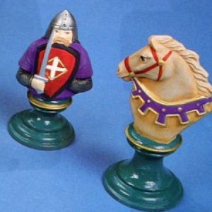 2 Knights - 1 Pawn - only sold with set