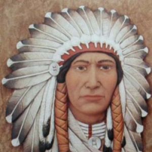 Indian Chief Plaque