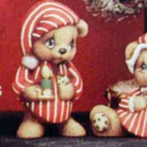 Cookie Bear Ornament (set of 2)