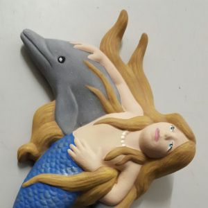 Mermaid with Dolphin