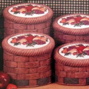 Seasons Canister with Strawberry Insert - Large