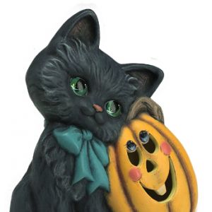 Kitten With Pumpkin