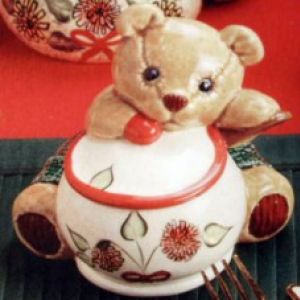 Teddy Bear Sugar Bowl