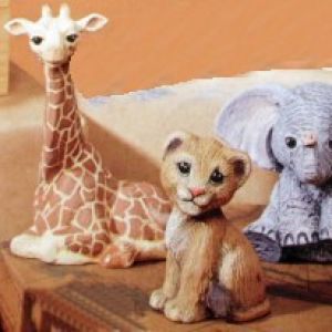 African Animal Crackers (set of 3)