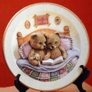 Bedtime Bear Plate - whole plate