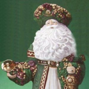 Xlarge Santa with Gifts and Lamp