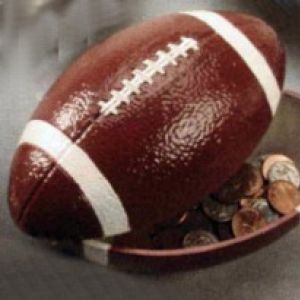 Football Dip Bowl/Trinket Box