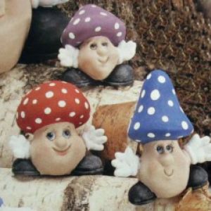 Mushrooms Collectable (set of 3)