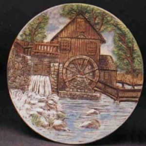 Mill Scene Plate