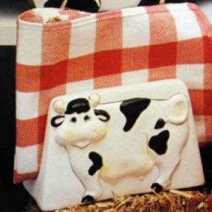 Cow Serviette Holder