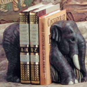Elephant Bookends - complete