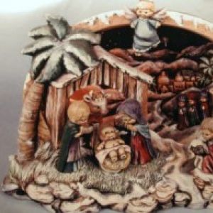 Nativity Frame & Characters