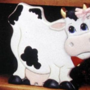 Cow Recipe Holder