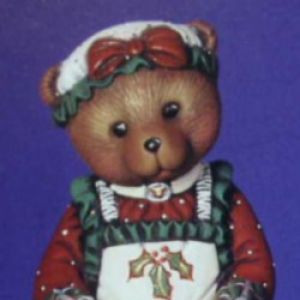 Mrs Claus Teddy with Tray