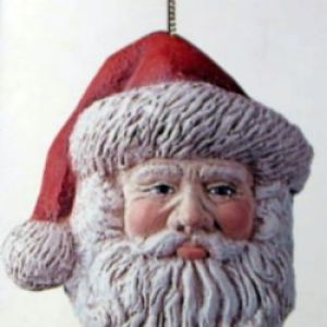 Santa Head Ornaments/Bottle Stopper