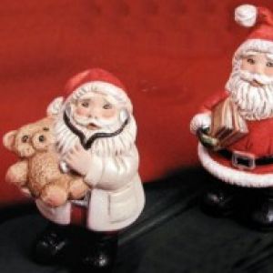 Santa Ornaments (set of 2)