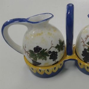 Oil and Vinegar Container with holder (set)