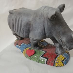 Large Rhino on Base
