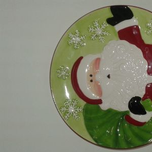 Christmas Santa Plate