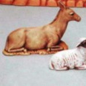 Nativity Cow & Donkey Med - only sold with set