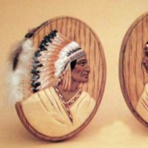 Indian Plaques (set of 2)