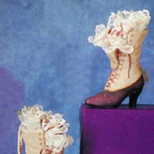 Victorian Boot Ornaments (set of 2)
