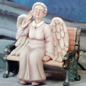 Victorian Bench Small (Granny angel not included)