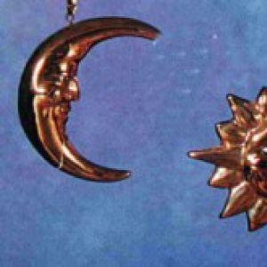 Sun/Moon Ornament (set of 2)