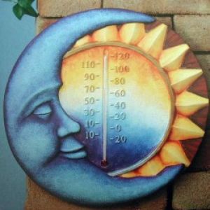 Sun& Moon Thermometer (thermometer not included)