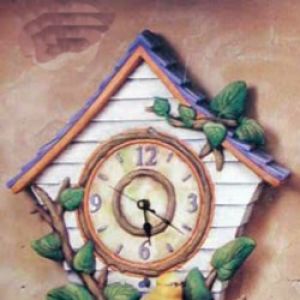 Birdhouse Clock (bird and mechanism not included)