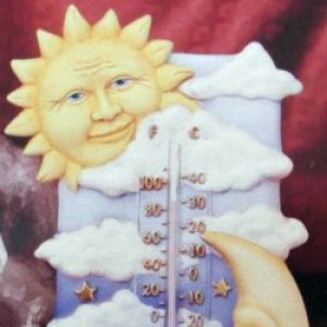 Sun & Moon Thermometer (thermometer not included)