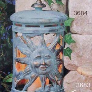 Sun & Moon Lantern with cutouts