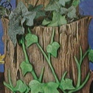 Ivy Log Planter