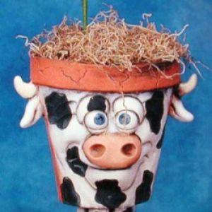 Happy Jack Cow Pot