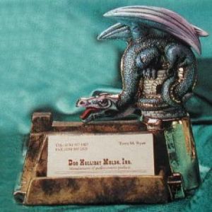 Business Card Holder with Dragon
